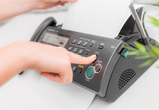 現在の入院先、かかりつけ医療機関から患者様情報FAXしていただきます。